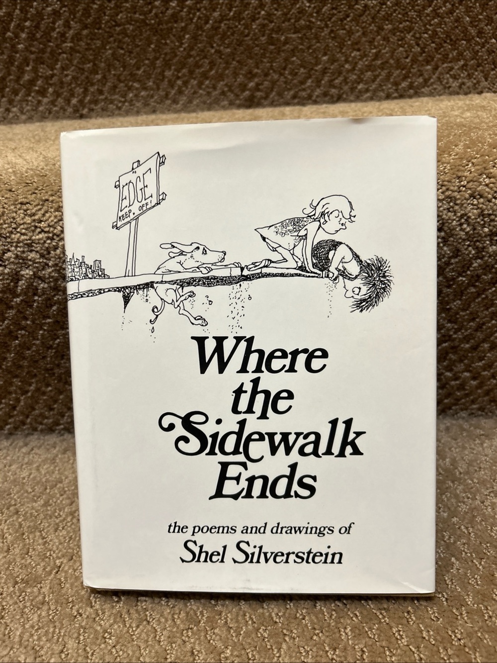 Where The Sidewalk Ends by Shel Silverstein First Edition 1974 Hardcover Book Ex